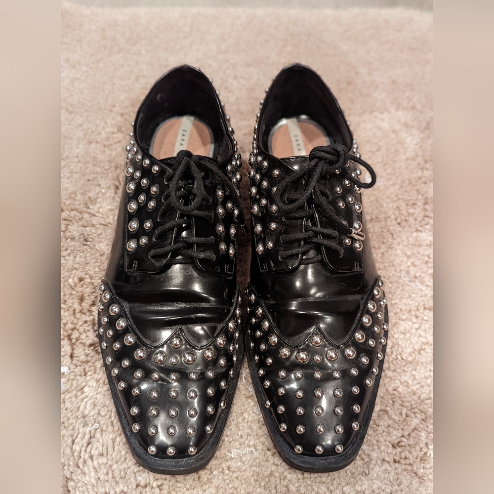 Zara Rhinestone Wingtips